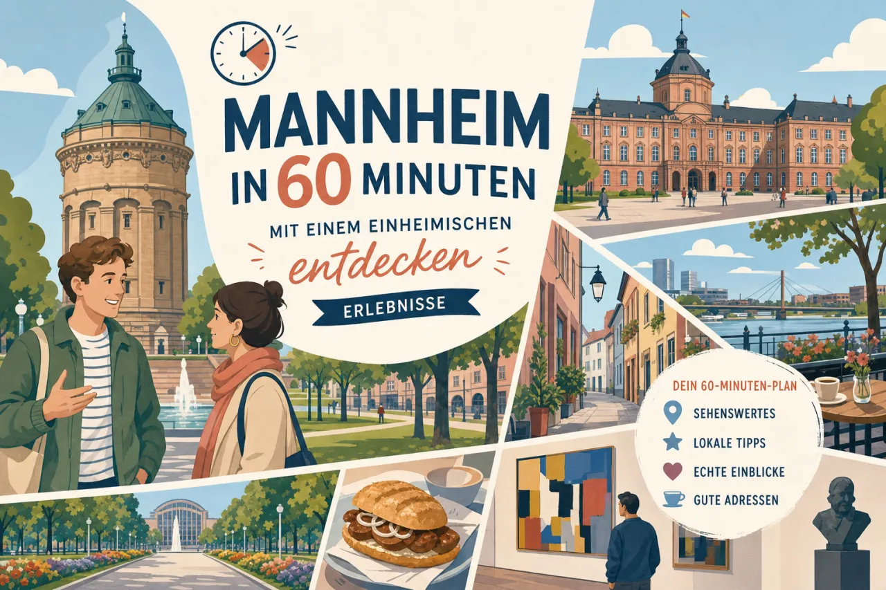 Mannheim in 60 Minuten mit einem Einheimischen entdecken