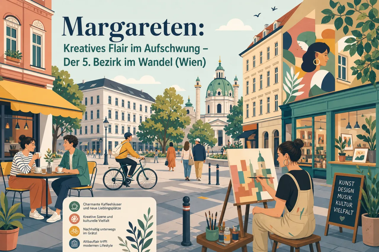 Margareten: Kreatives Flair im Wandel im 5. Bezirk