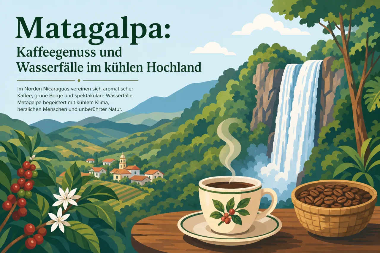 Matagalpa: Kaffeegenuss und Wasserfälle im kühlen Hochland