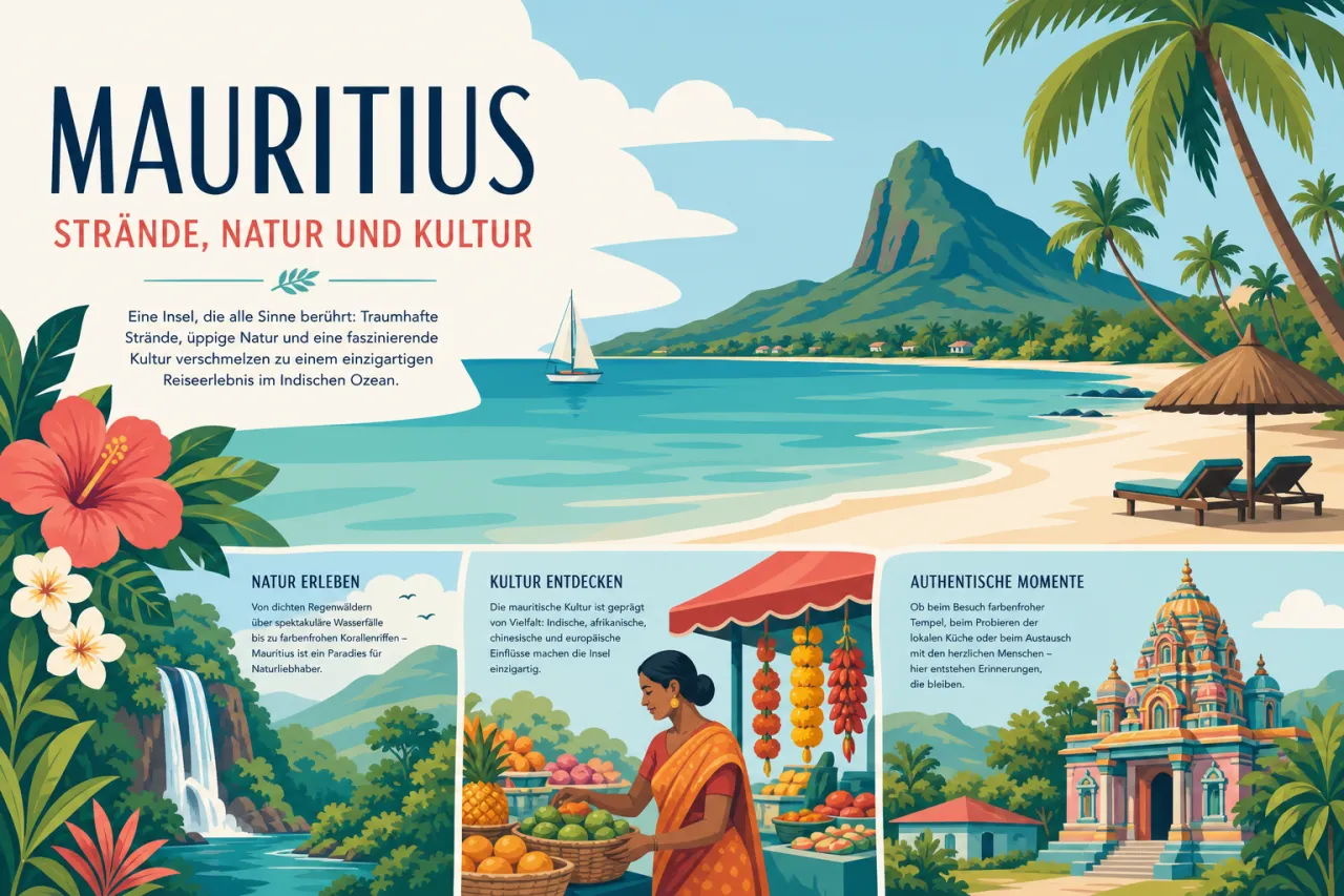 Mauritius: Strände, Natur und Kultur