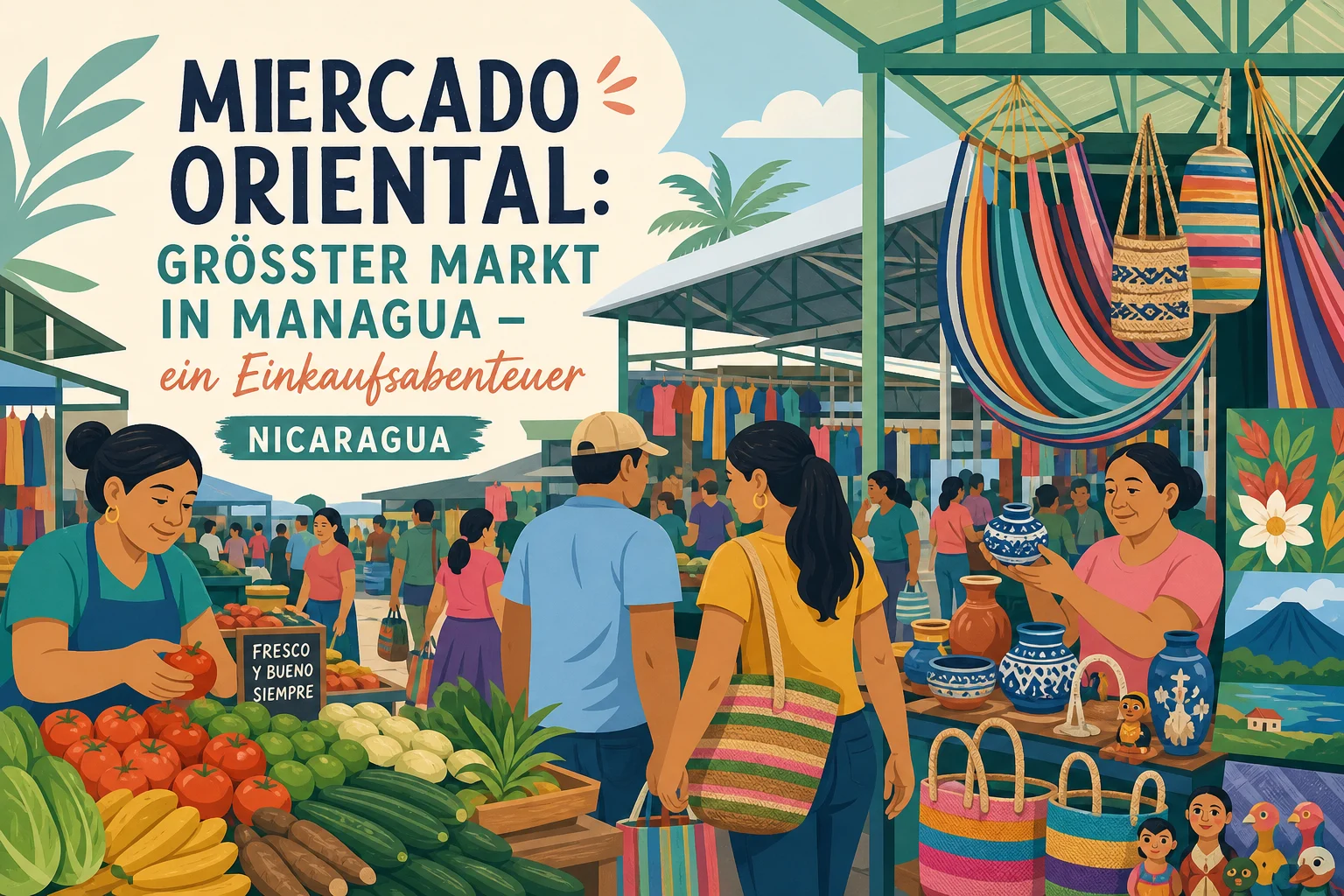 Mercado Oriental in Managua: Größter Markt Nicaraguas und praktischer Einkaufsort