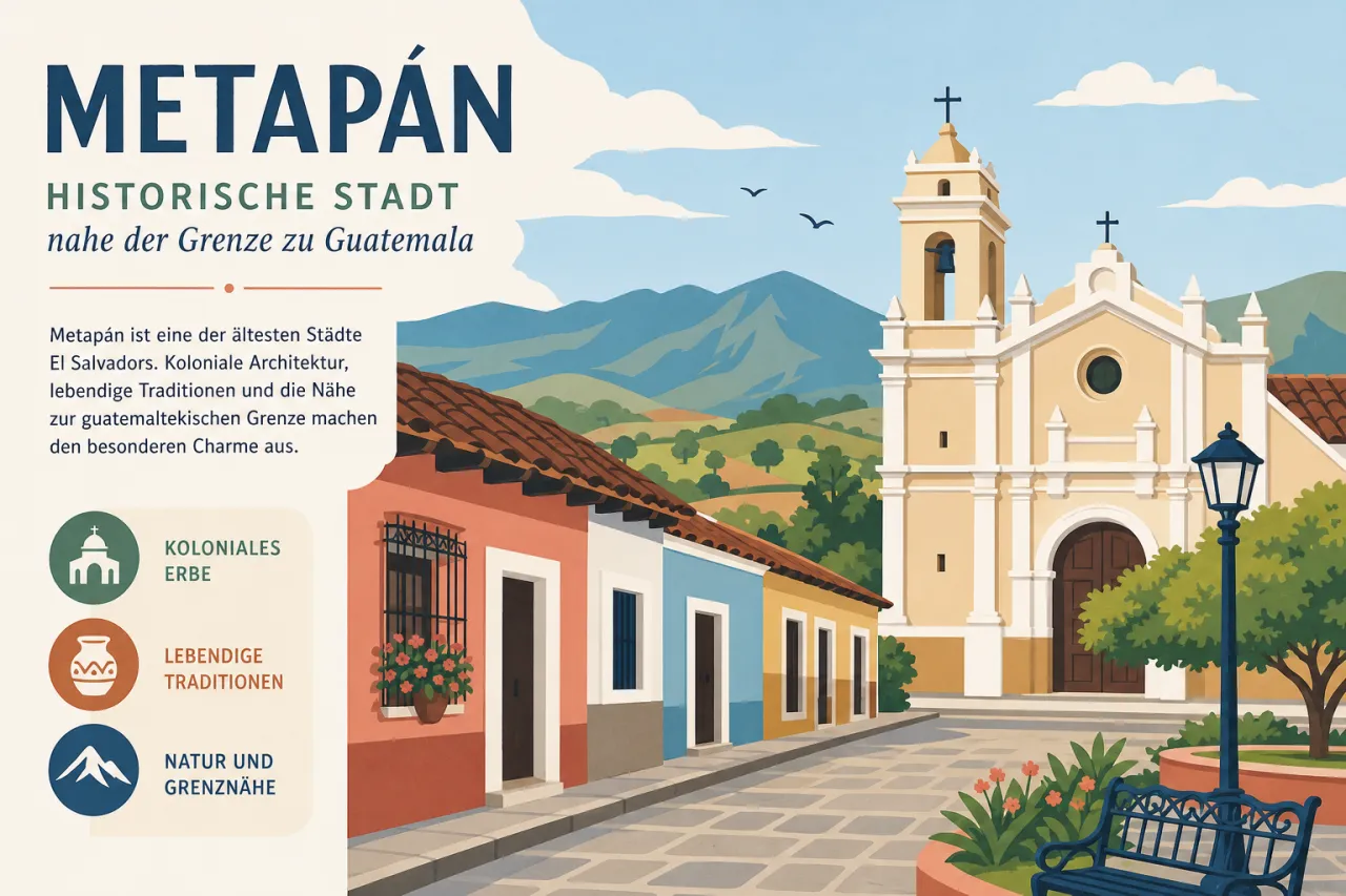 Metapán: Historische Stadt nahe der Grenze zu Guatemala