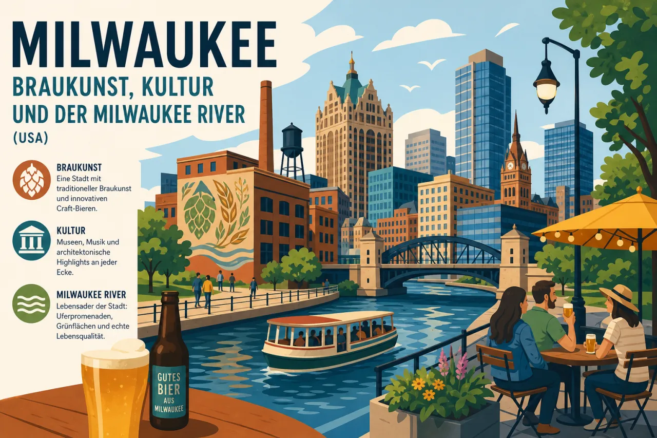Milwaukee: Braukunst, Kultur und der Milwaukee River