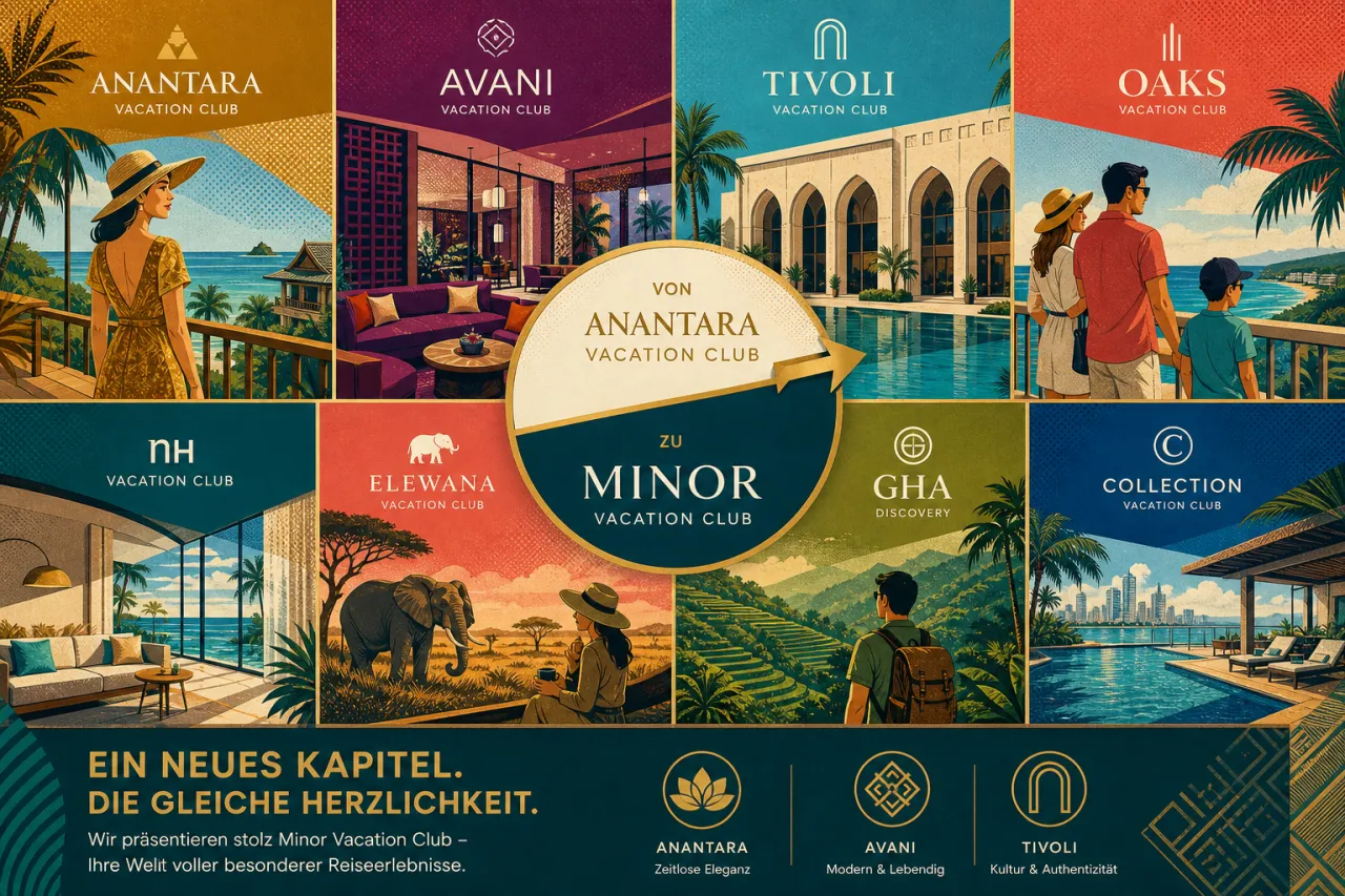 Minor Hotels benennt Anantara Vacation Club um — neuer Name, breiteres Portfolio
