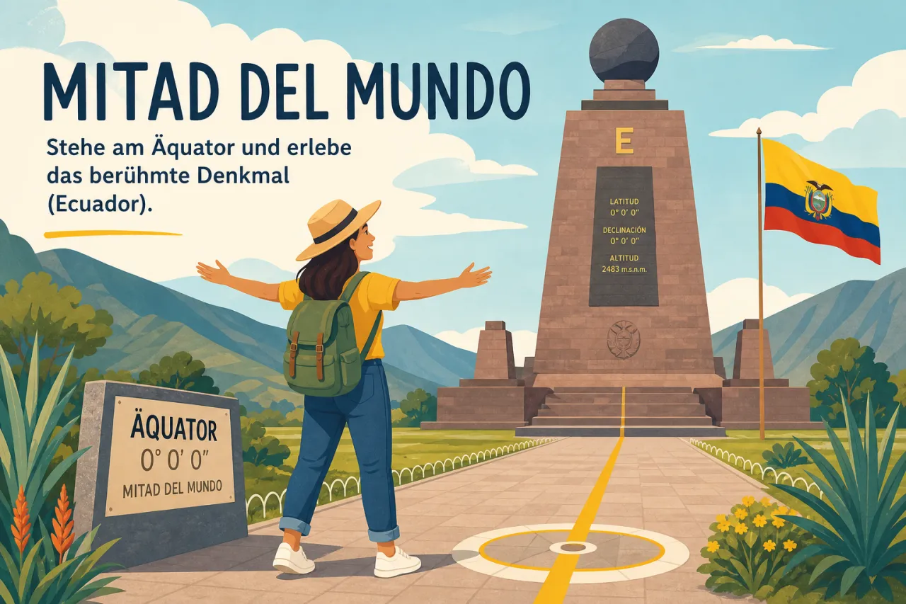 Mitad del Mundo: Stehe am Äquator und erlebe das berühmte Denkmal