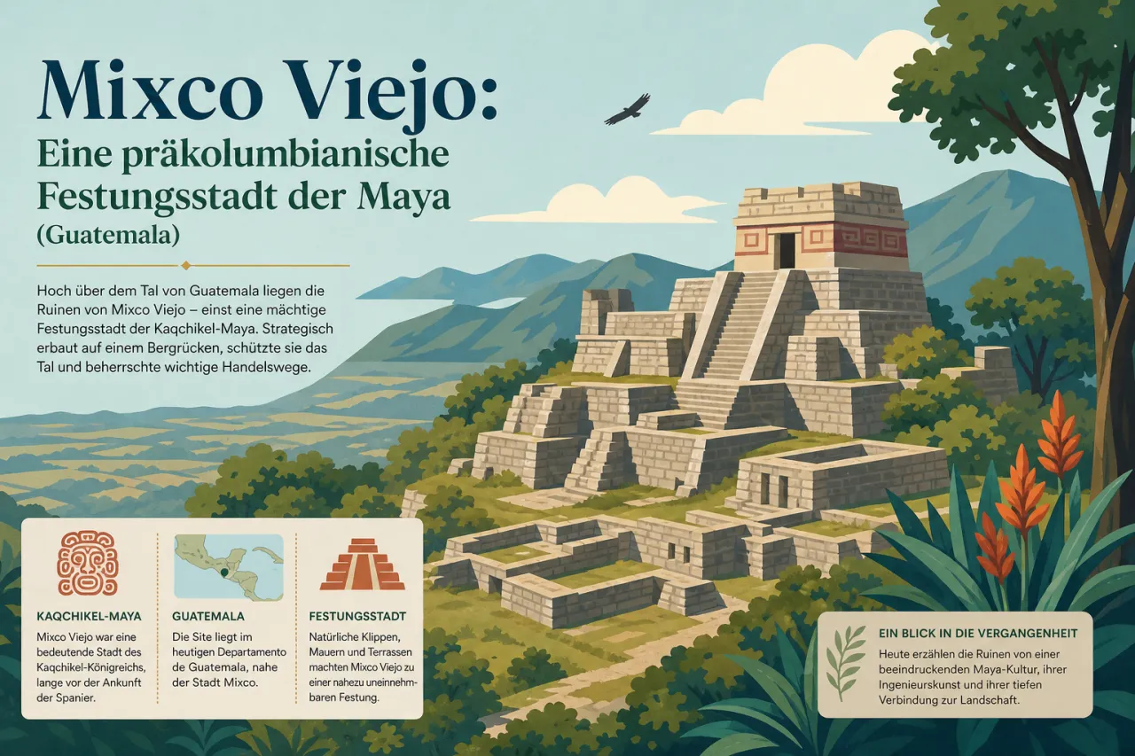 Mixco Viejo: Eine präkolumbianische Festungsstadt der Maya