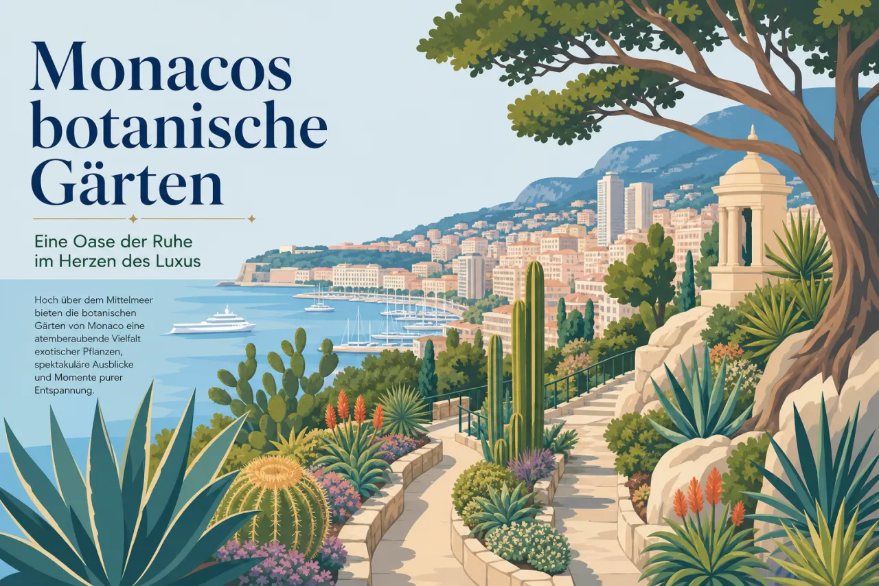 Monacos botanische Gärten — Eine Oase der Ruhe im Herzen des Luxus