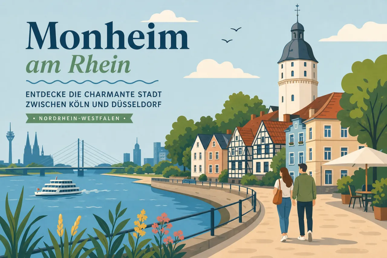 Monheim am Rhein: Stadt zwischen Köln und Düsseldorf