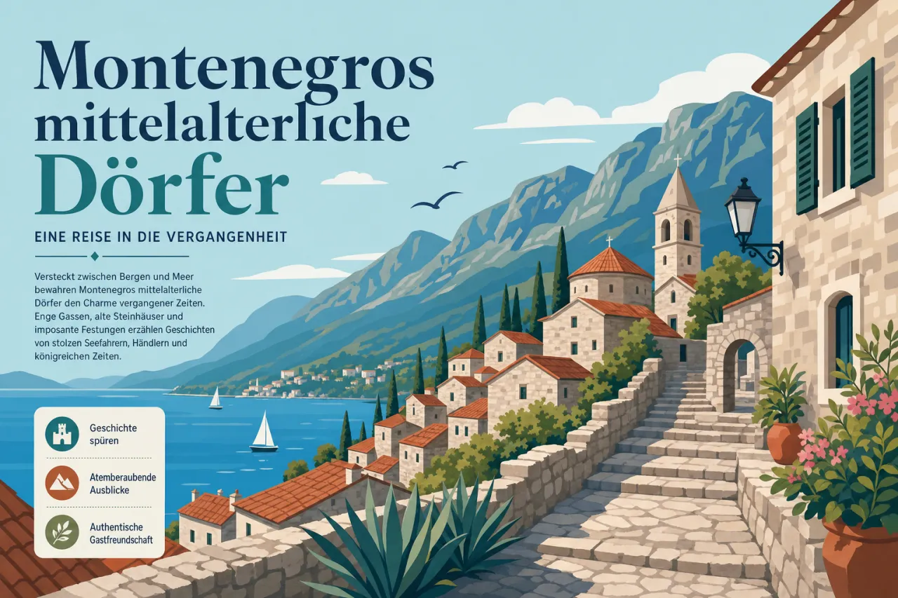 Montenegros mittelalterliche Dörfer — Eine Reise in die Vergangenheit