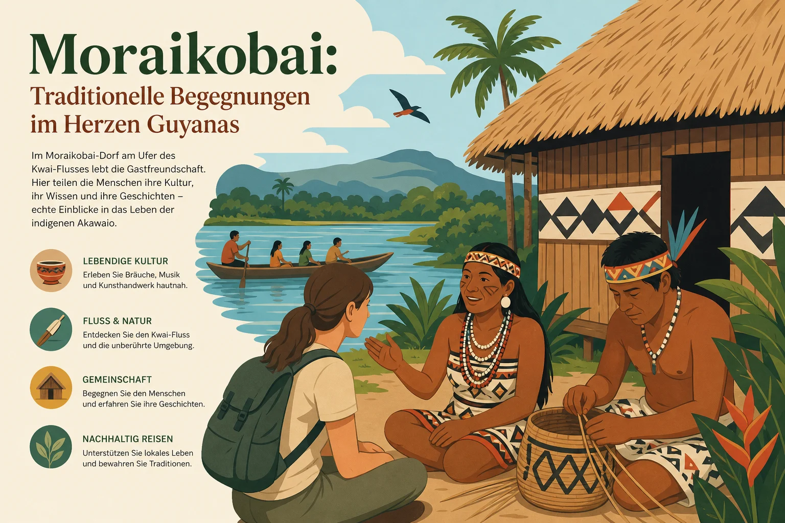 Moraikobai: Traditionelle Begegnungen im Herzen Guyanas