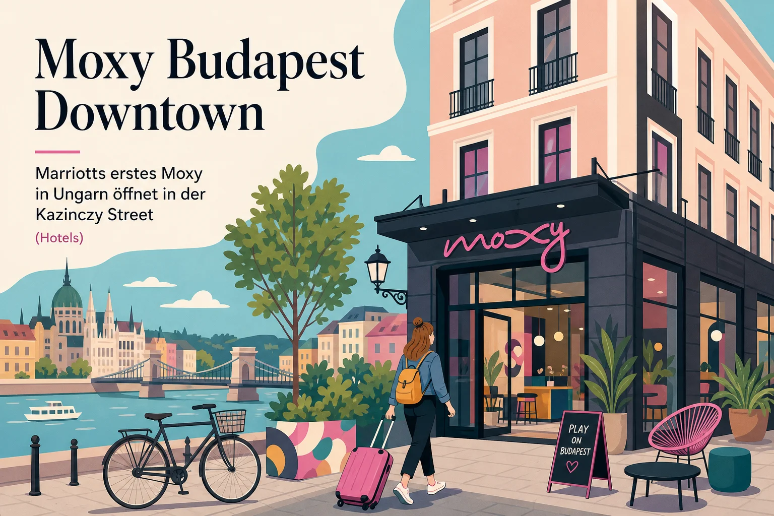 Moxy Budapest Downtown: Marriotts erstes Moxy in Ungarn öffnet in der Kazinczy Street