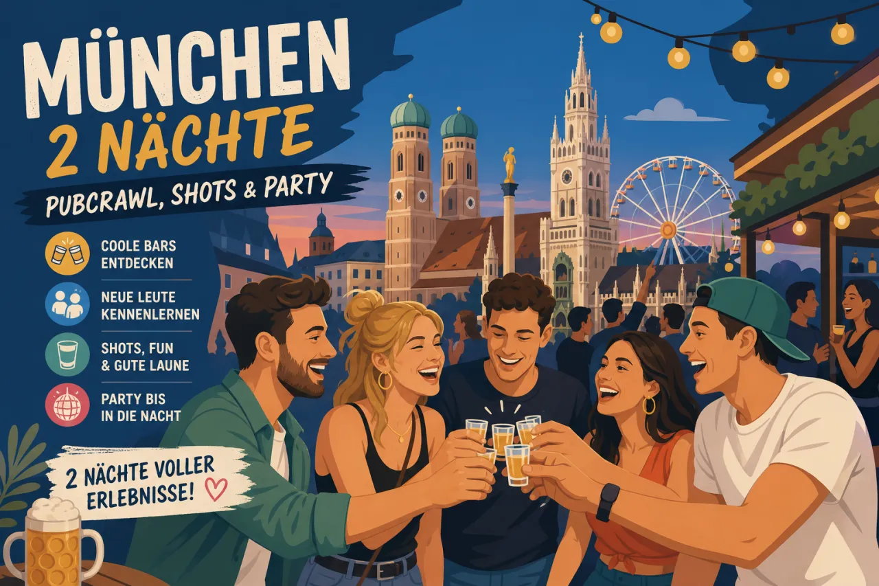 München 2 Nächte PubCrawl, Shots und Party