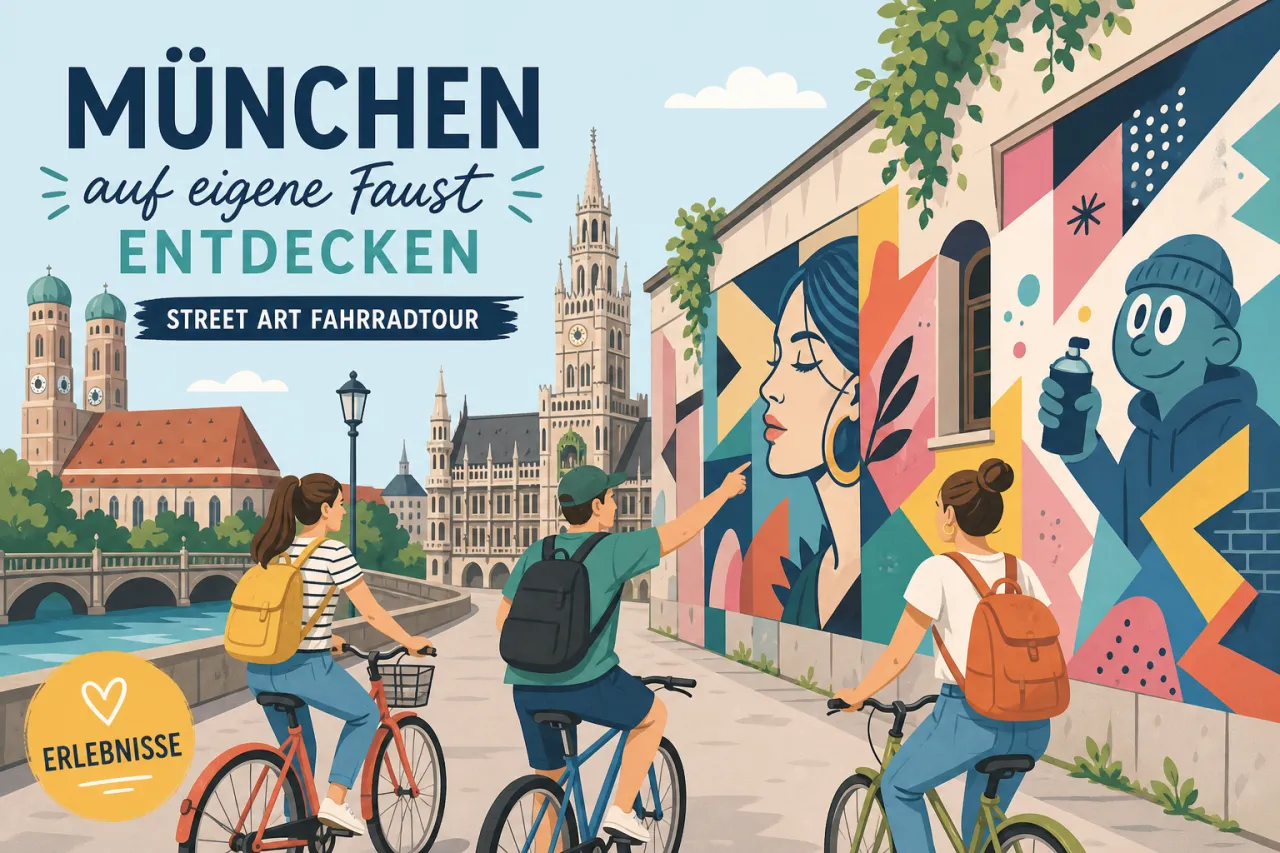 München auf eigene Faust entdecken – Street Art Fahrradtour