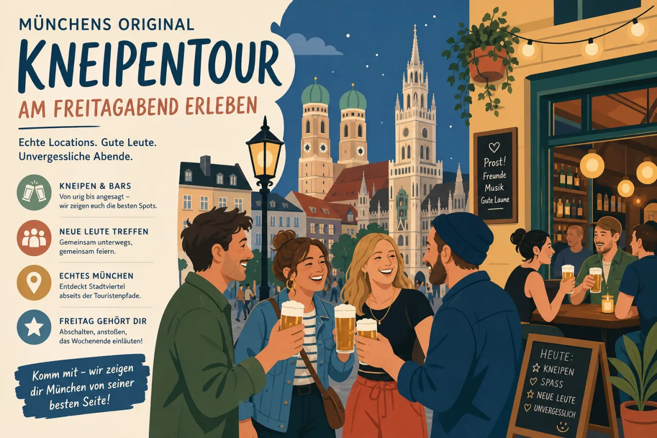 Münchens Original Kneipentour am Freitagabend erleben