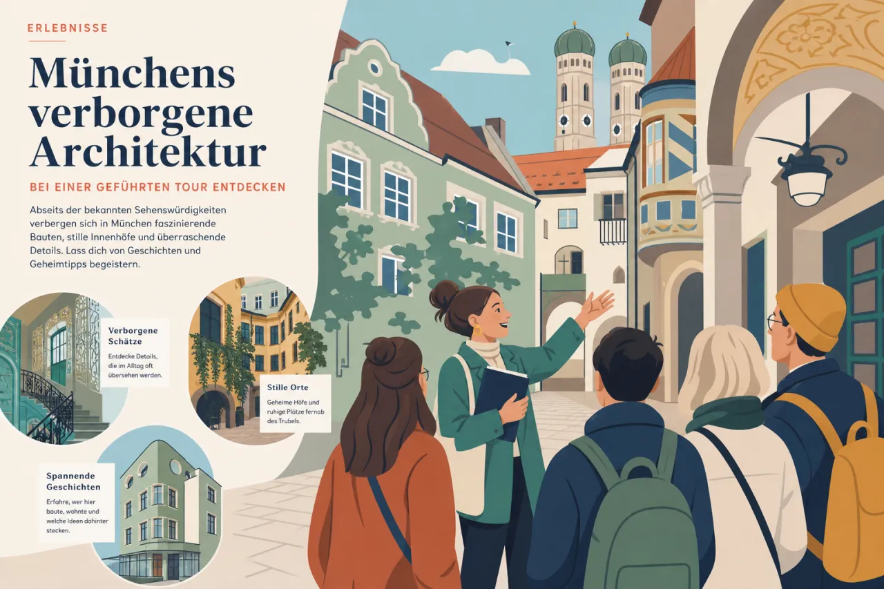 Münchens verborgene Architektur bei einer geführten Tour entdecken