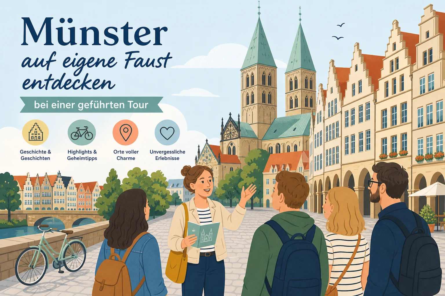 Münster auf eigene Faust entdecken bei einer geführten Tour