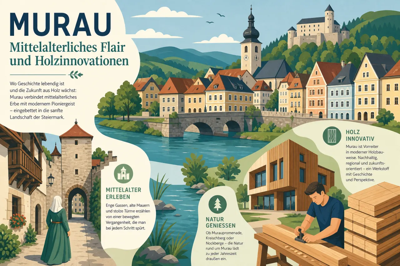Murau: Mittelalterliches Flair und Holzinnovationen
