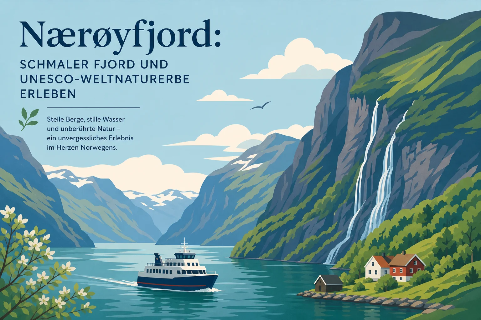 Nærøyfjord: Schmaler Fjord und UNESCO-Weltnaturerbe erleben