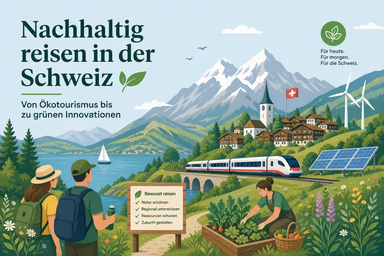 Nachhaltig reisen in der Schweiz: Von Ökotourismus bis zu grünen Innovationen