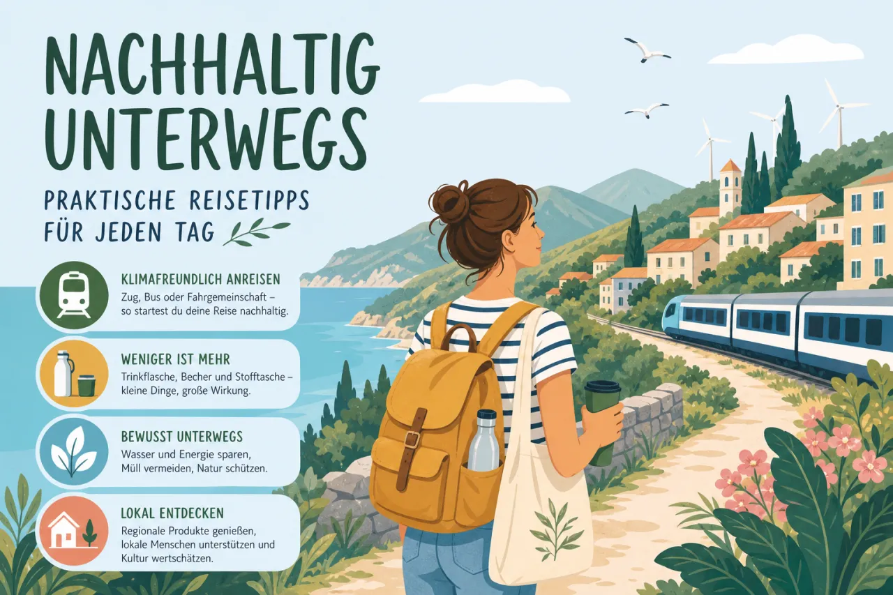 Nachhaltig unterwegs: Praktische Reisetipps für jeden Tag