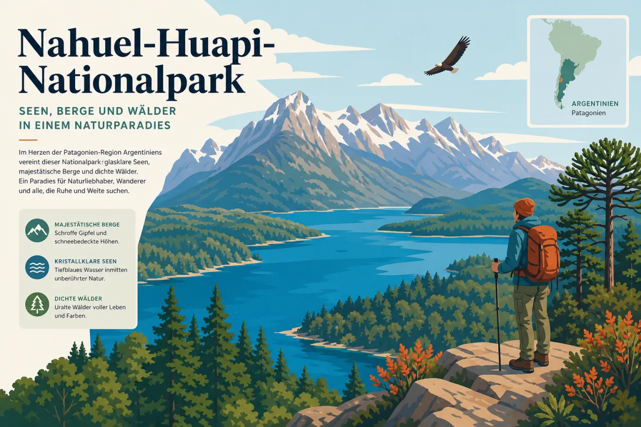 Nahuel-Huapi-Nationalpark: Seen, Berge und Wälder in einem Naturparadies