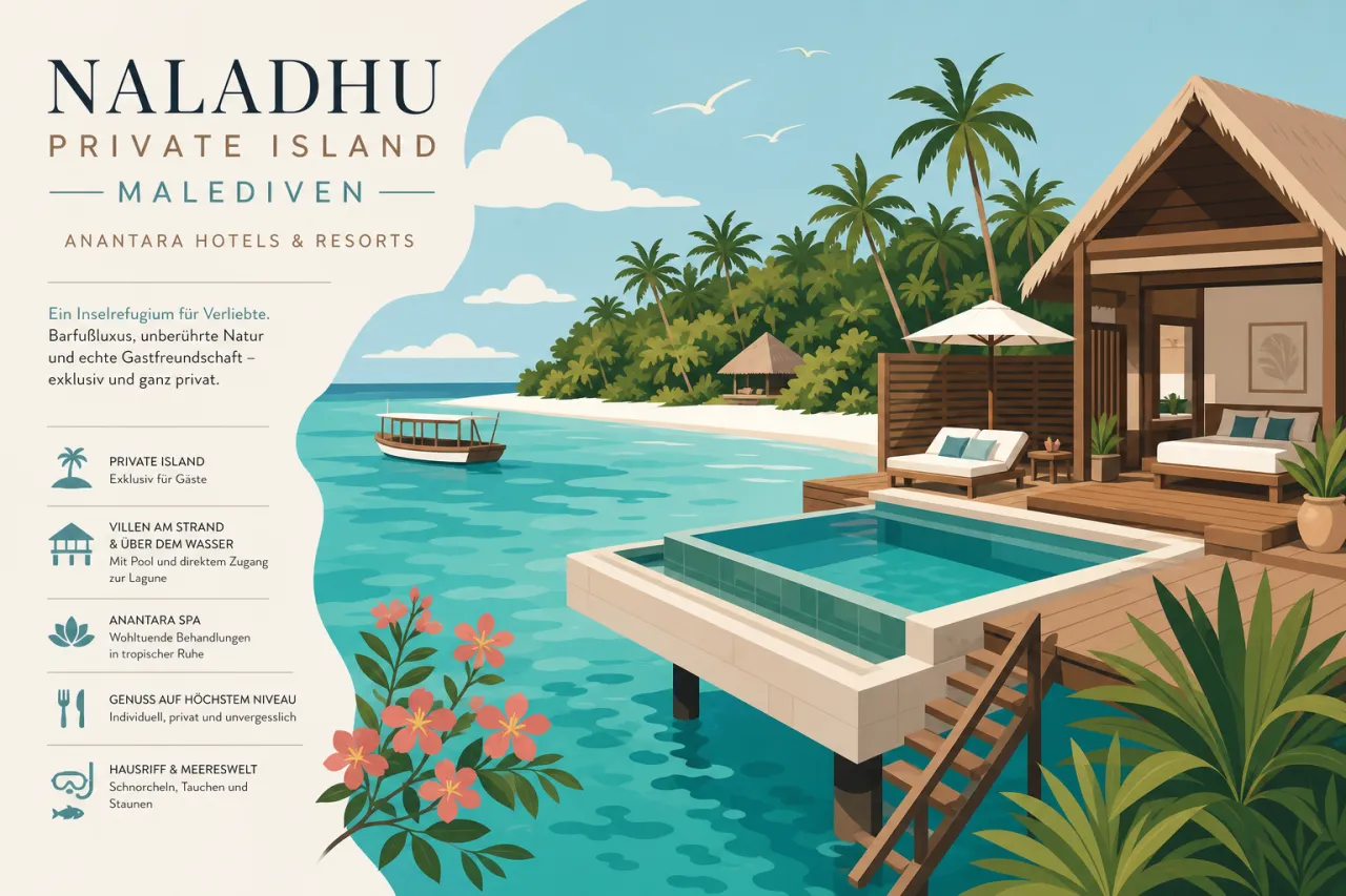 Naladhu Private Island auf den Malediven
