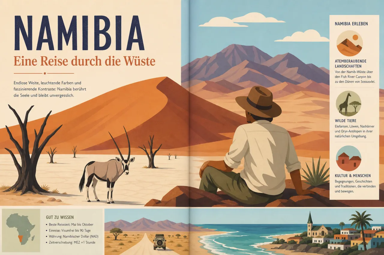 Namibia: Eine Reise durch die Wüste
