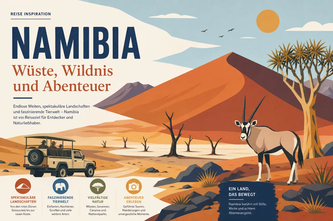 Namibia: Wüste, Wildnis und Abenteuer