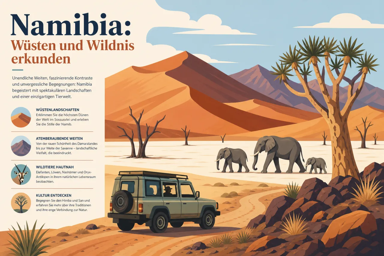 Namibia: Wüsten und Wildnis erkunden