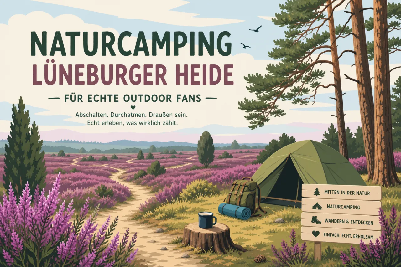 Naturcamping Lüneburger Heide für echte Outdoor Fans
