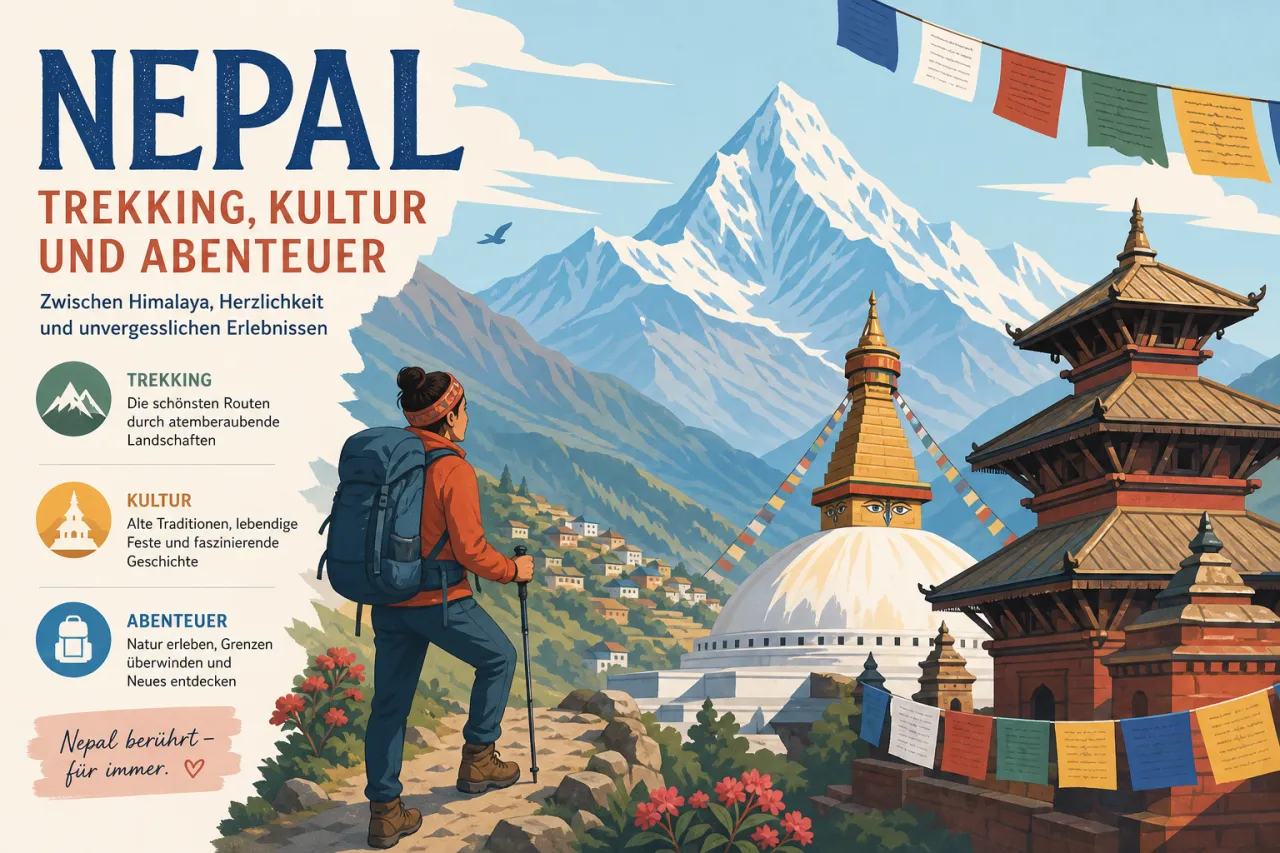 Nepal: Trekking, Kultur und Abenteuer