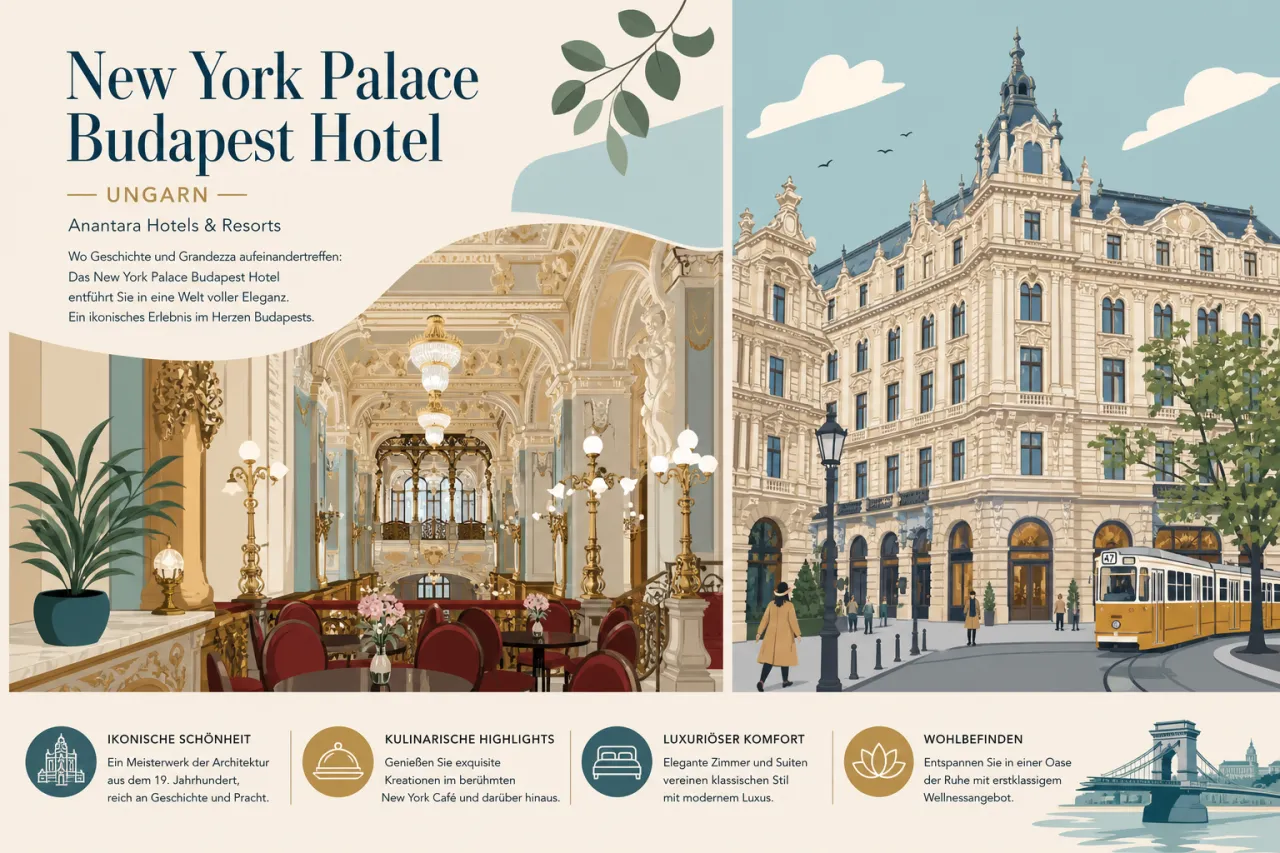 New York Palace Budapest Hotel – Ungarn