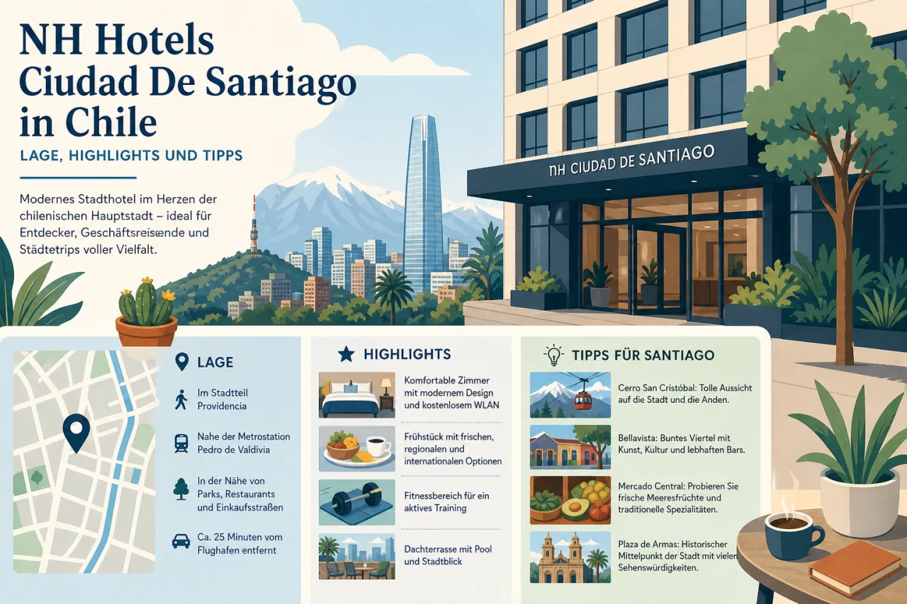 NH Hotels Ciudad De Santiago in Chile: Lage, Highlights und Tipps