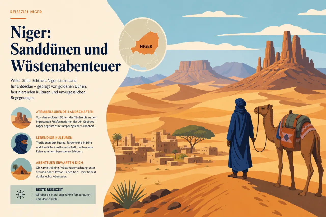 Niger: Sanddünen und Wüstenabenteuer