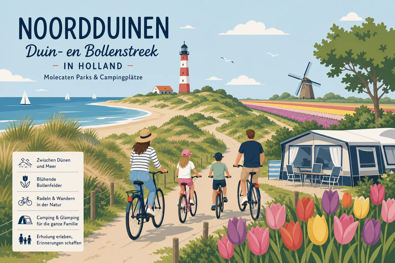 Noordduinen Duin- en Bollenstreek in Holland