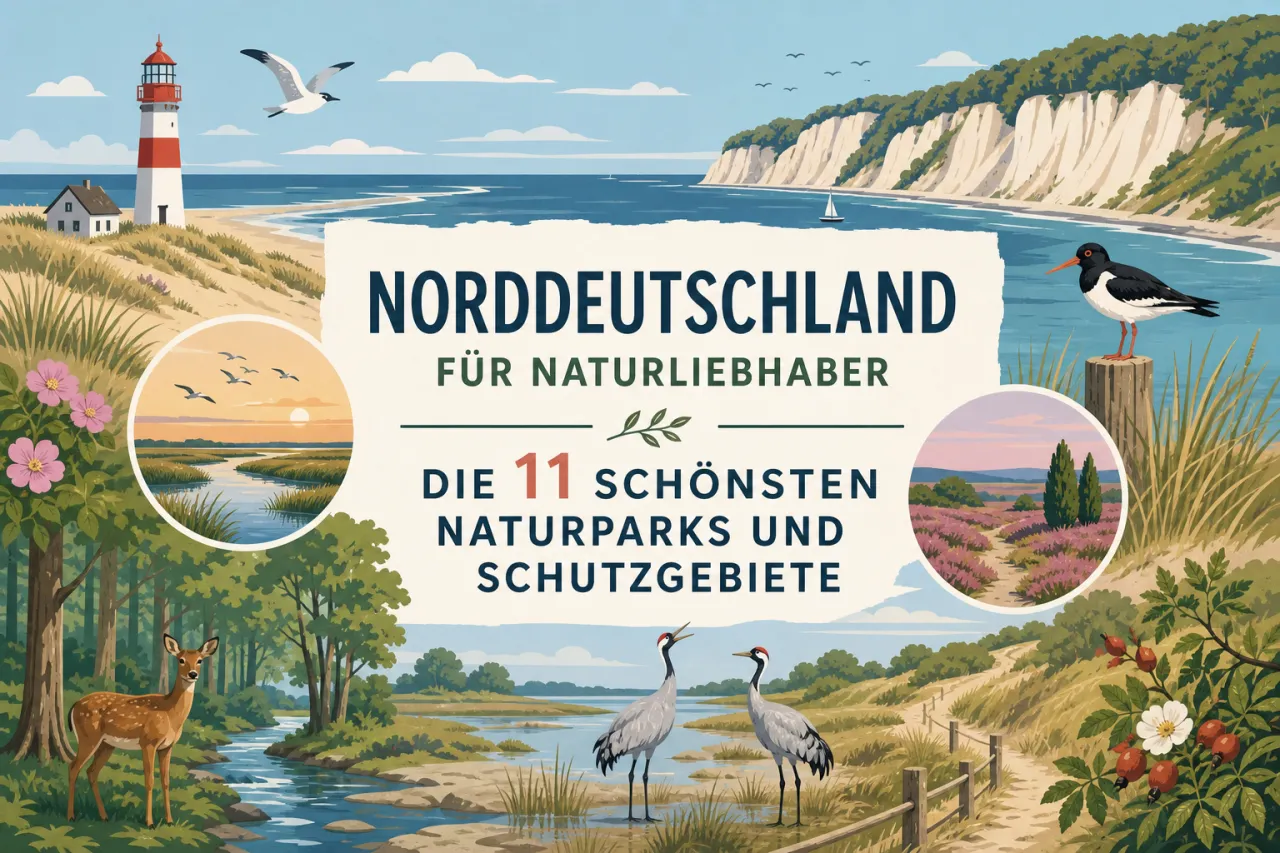 Norddeutschland für Naturliebhaber: Die 11 schönsten Naturparks und Schutzgebiete