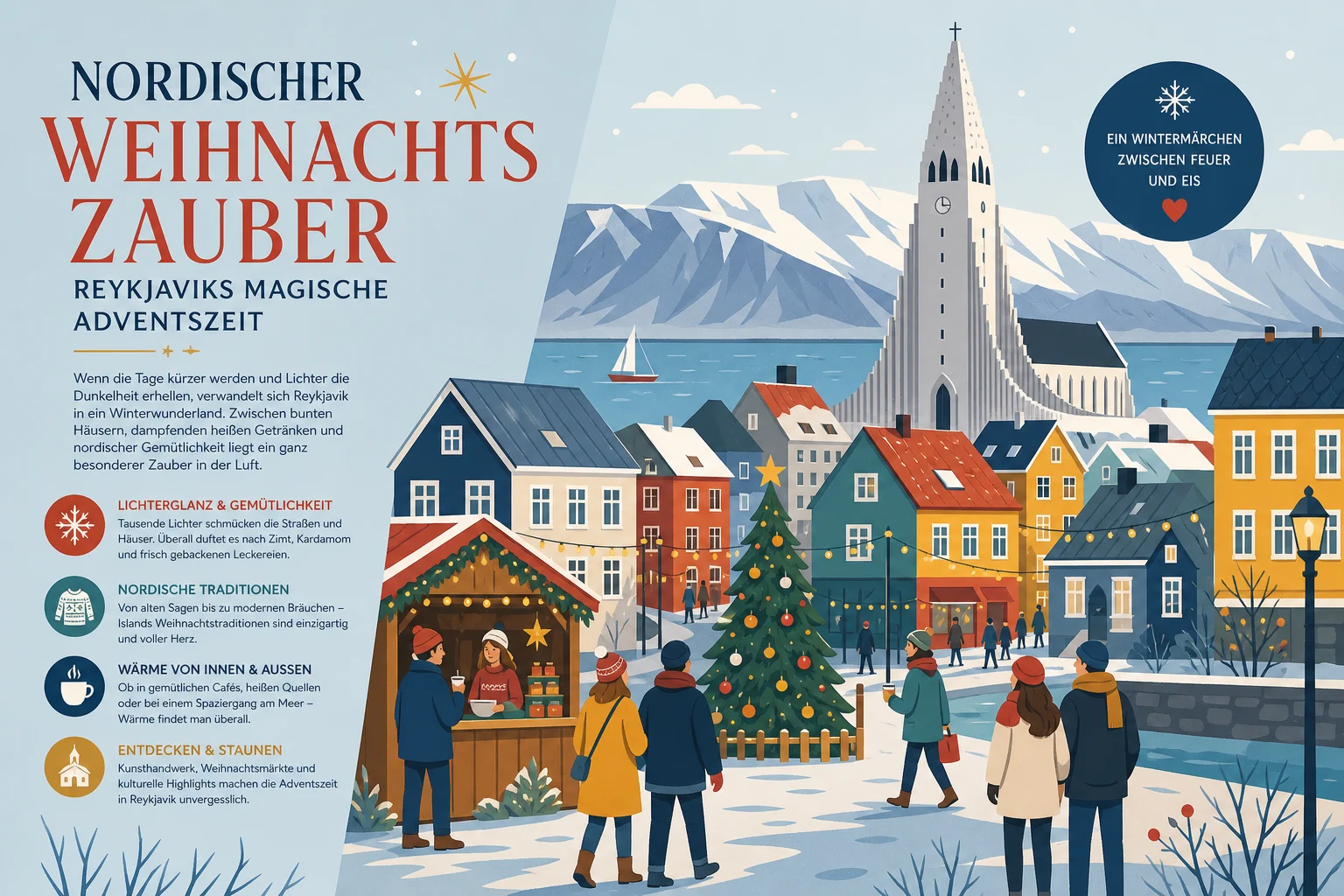 Nordischer Weihnachtszauber – Reykjaviks magische Adventszeit
