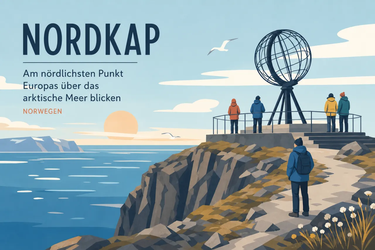 Nordkap (North Cape): Am nördlichsten Punkt Europas über das arktische Meer blicken
