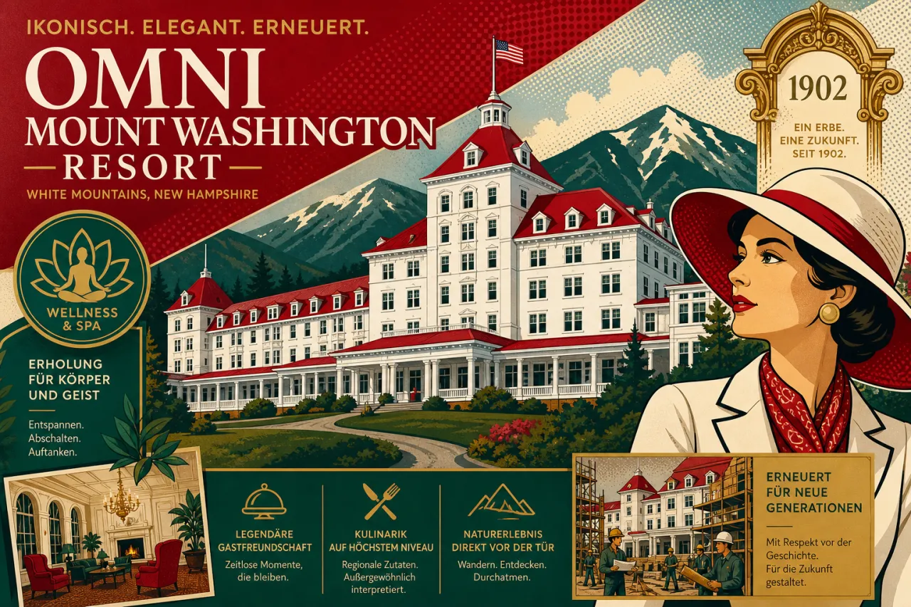 Omni Mount Washington Resort: Komplettumbau eines amerikanischen Grand Hotels