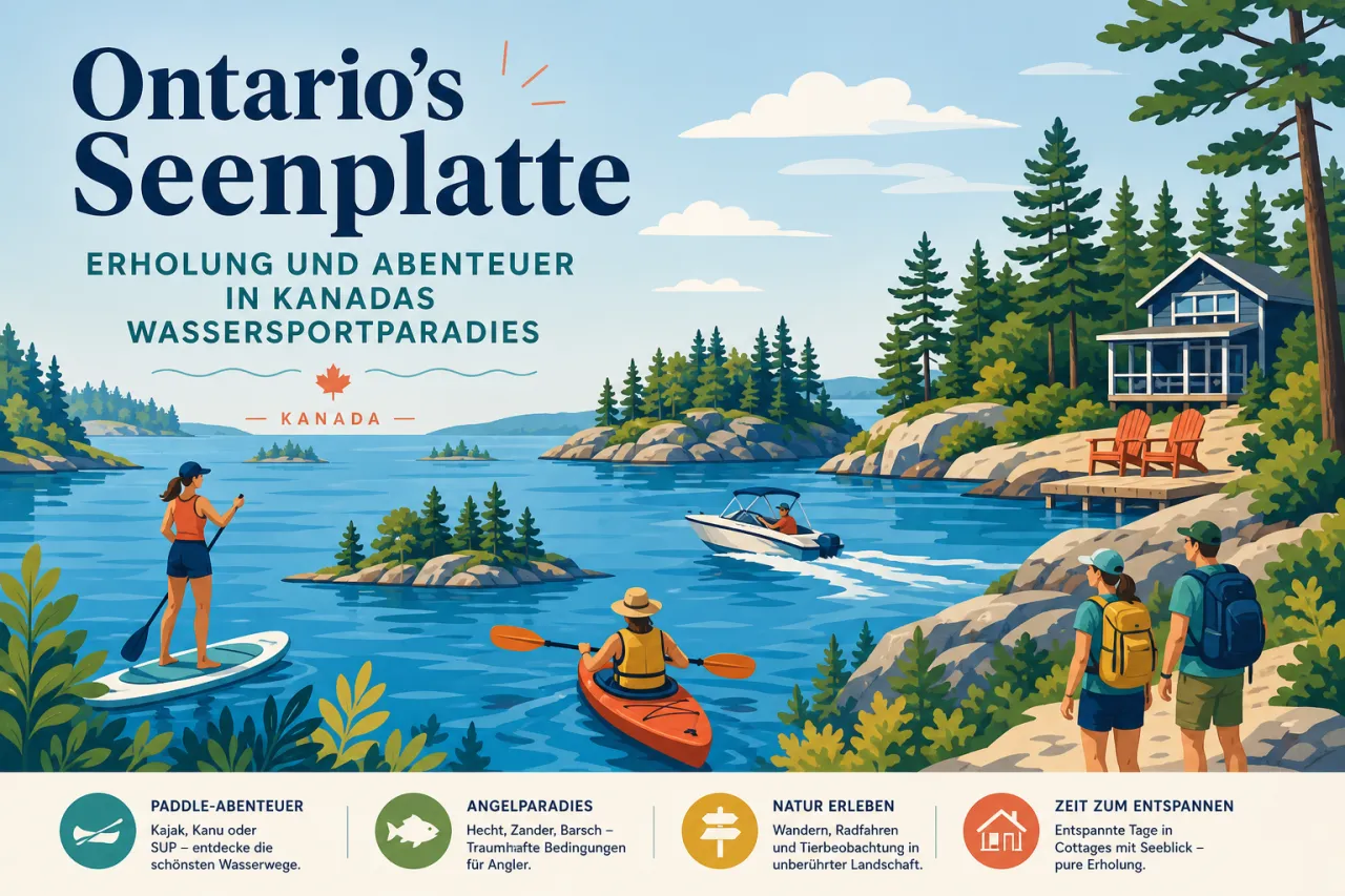 Ontario''s Seenplatte: Erholung und Abenteuer in Kanadas Wassersportparadies