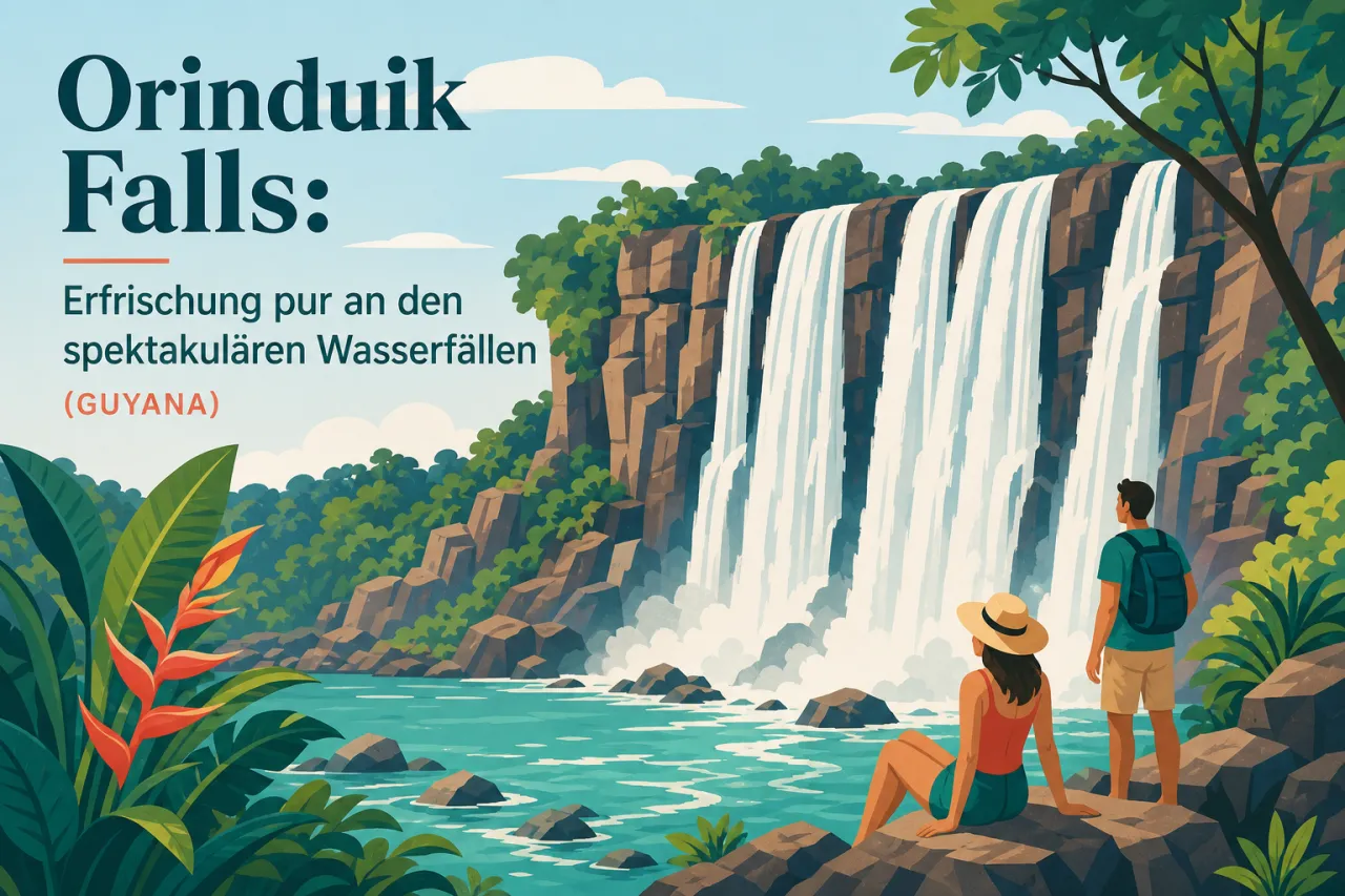 Orinduik Falls: Erfrischung pur an den spektakulären Wasserfällen