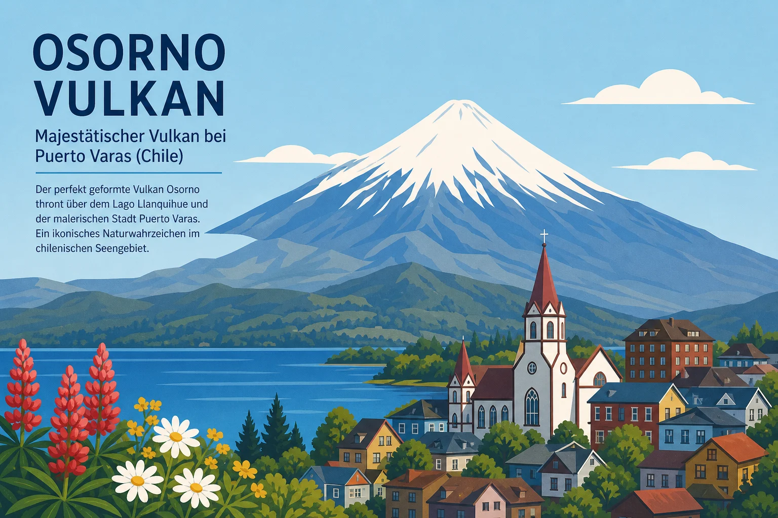 Osorno Vulkan bei Puerto Varas