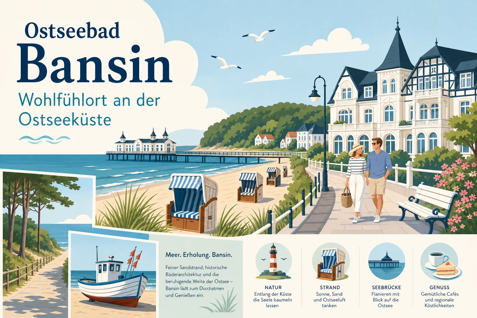 Ostseebad Bansin: Wohlfühlort an der Ostseeküste
