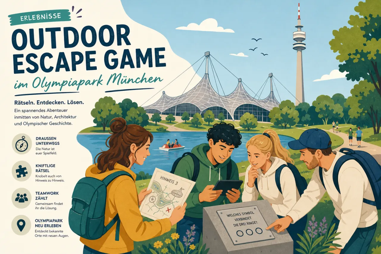 Outdoor Escape Game im Olympiapark München
