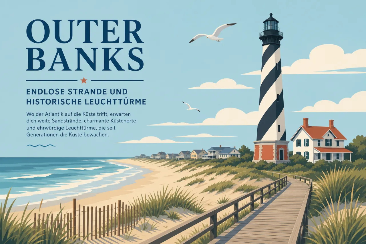Outer Banks: Endlose Strände und historische Leuchttürme