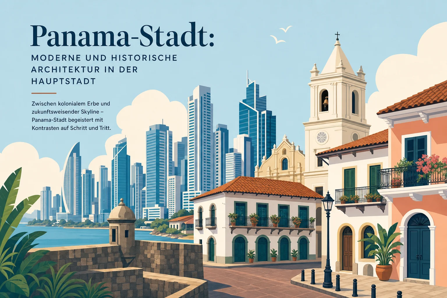 Panama-Stadt: Moderne und historische Architektur in der Hauptstadt