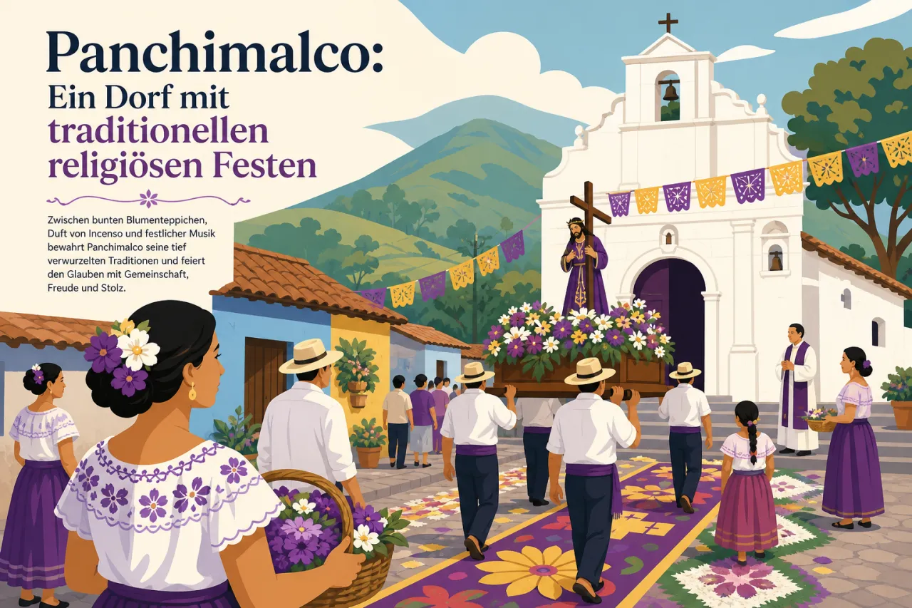 Panchimalco: Ein Dorf mit traditionellen religiösen Festen