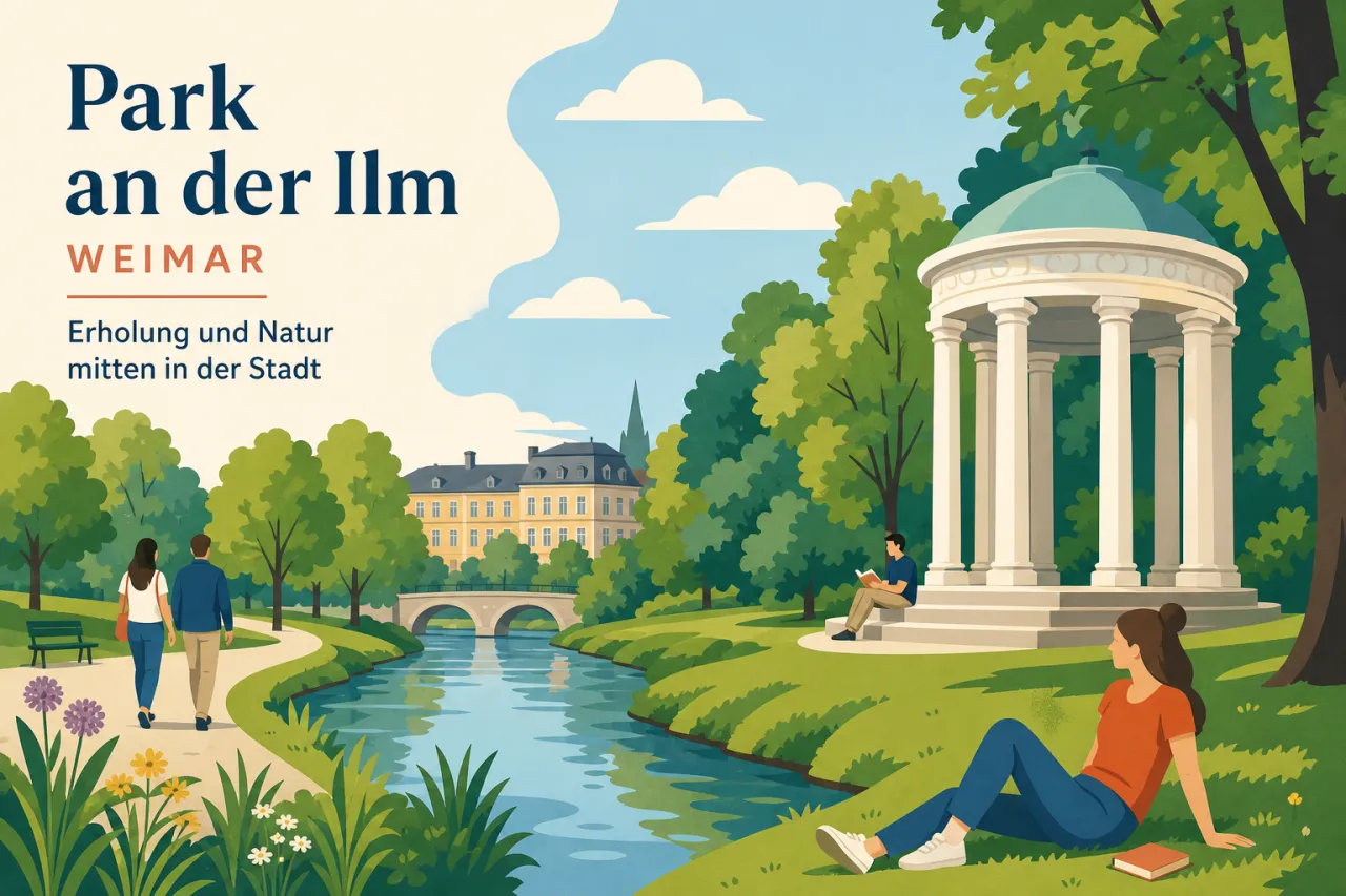 Park an der Ilm Weimar: Erholung und Natur mitten in der Stadt