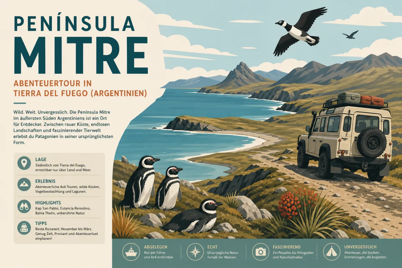 Península Mitre: Abenteuertour in Tierra del Fuego