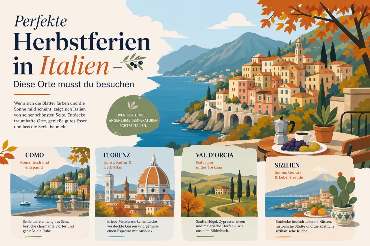 Perfekte Herbstferien in Italien – Diese Orte musst du besuchen